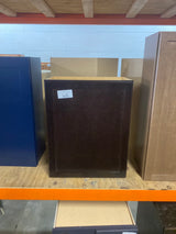 Shaker Assembled 24x30x12 in. Wall Kitchen Cabinet in Java