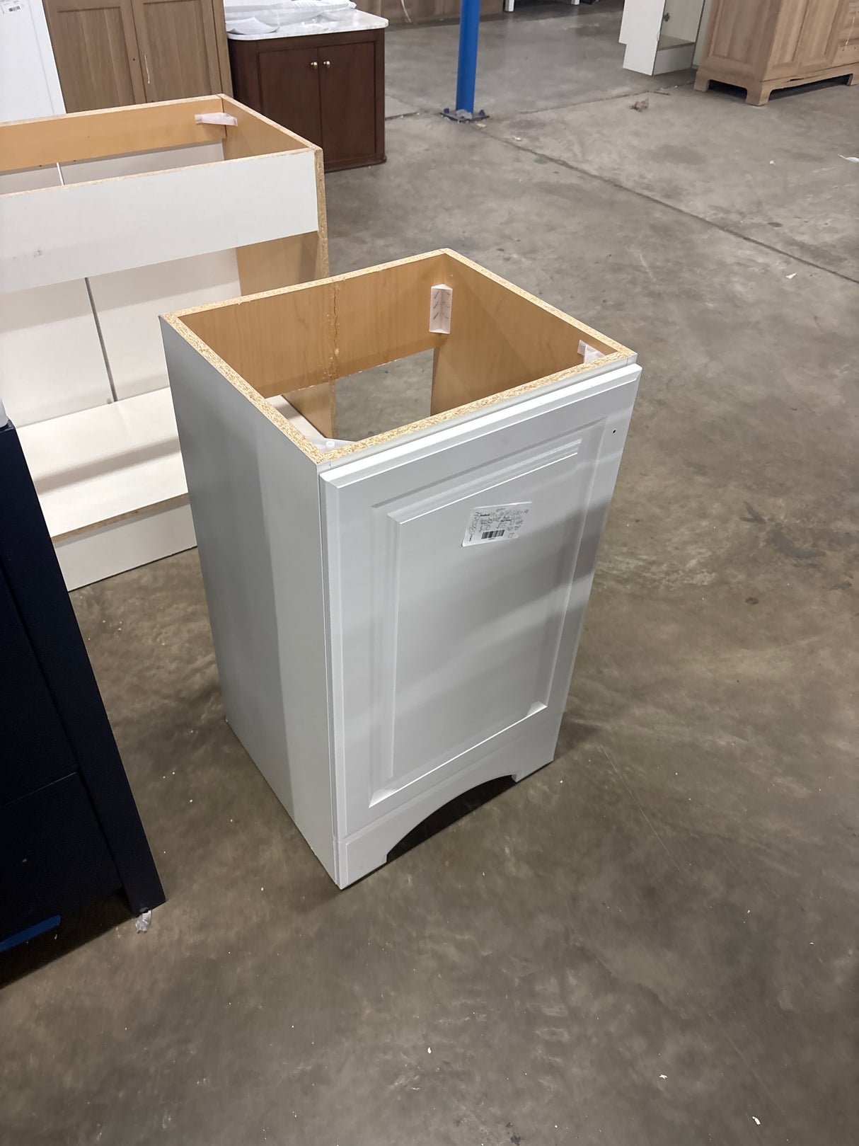 19 in. W x 18 in. D x 34 in. H Single Sink Freestanding Bath Vanity in White w/o Top