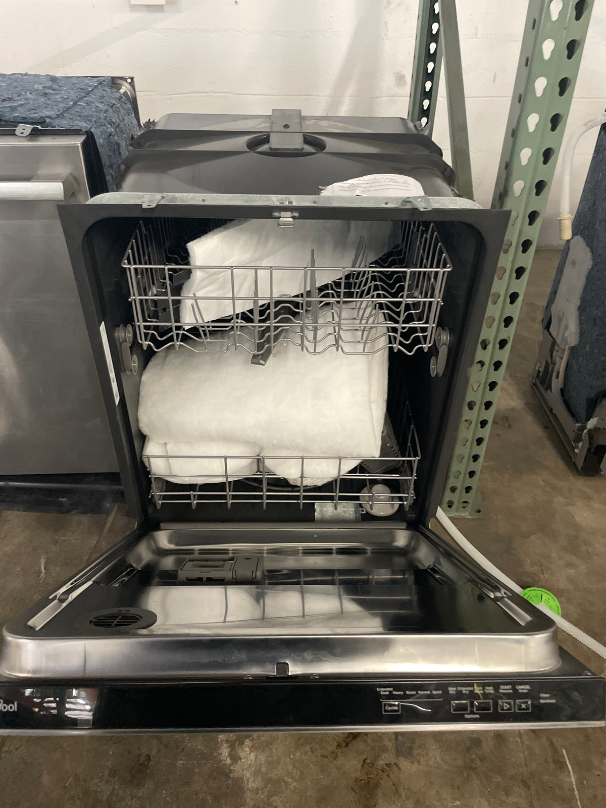 Whirlpool 24 in. Top Control Built-In Fingerprint Resistant Stainless Steel Dishwasher with Pocket Handle, 55 dBA