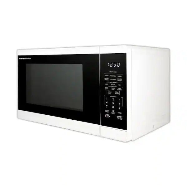 1.4 cu. ft. Electric 1100-Watts Countertop Microwave in White with Sensor Cook