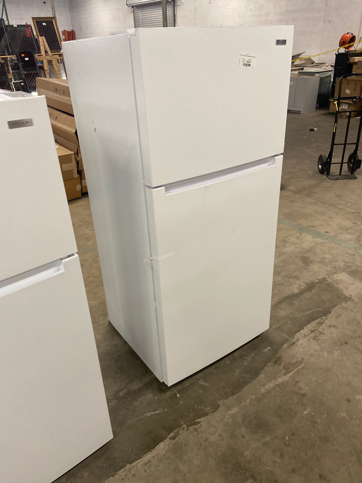 18 cu. ft. Top Freezer Refrigerator DOE in White