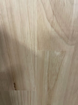 6 ft. L x 39 in. D Unfinished Hevea Butcher Block Island Countertop in With Standard Edge