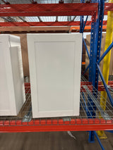 Westfield Feather White Shaker Stock Assembled Wall Kitchen Cabinet (18 in. W x 12 in. D x 30 in. H)