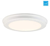 13 in. White Selectable LED Flush Mount