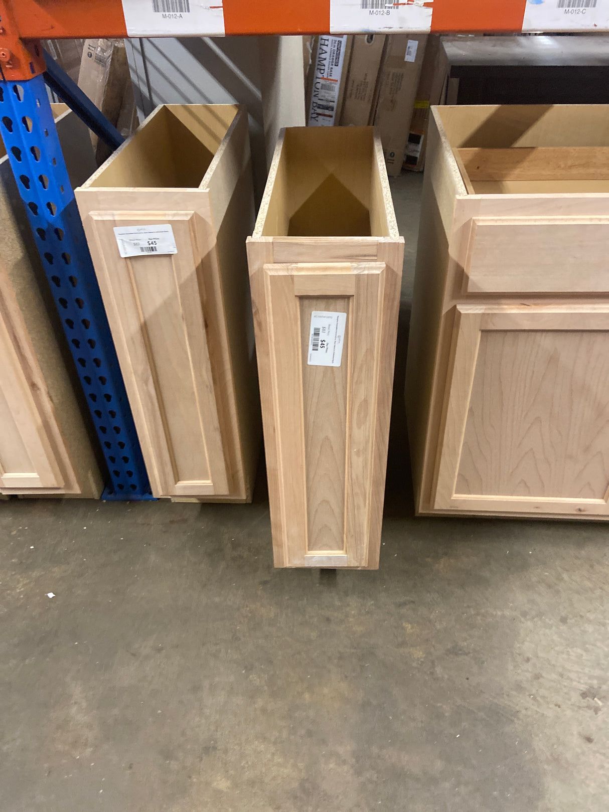 Hampton Assembled 9x34.5x24 in. Base Cabinet in Unfinished Beech