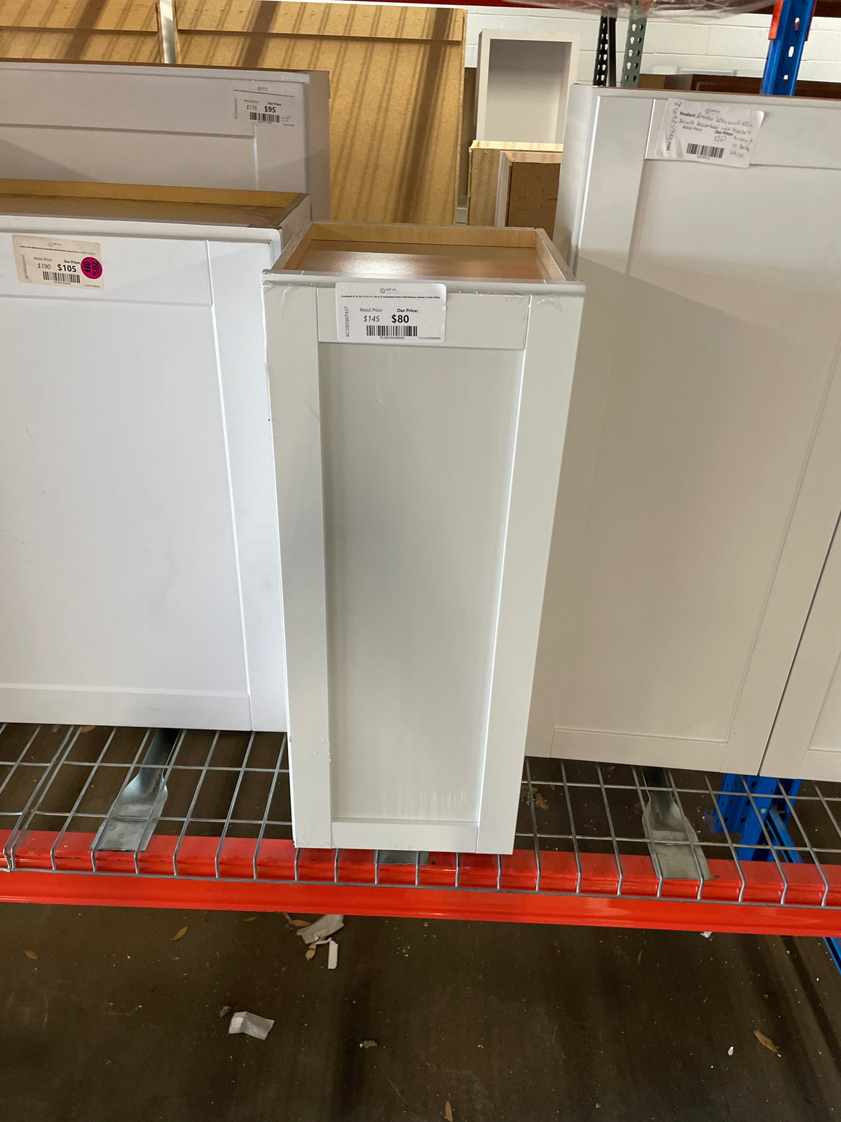 Courtland 12 in. W x 12 in. D x 30 in. H Assembled Shaker Wall Kitchen Cabinet in Polar White