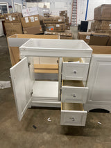 Naples 30 in. W x 21.75 in. D Bath Vanity Cabinet in White