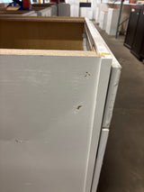 Westfield Feather White Shaker Stock Sink Base Kitchen Cabinet (30 in. W x 23.75 in. D x 35 in. H)