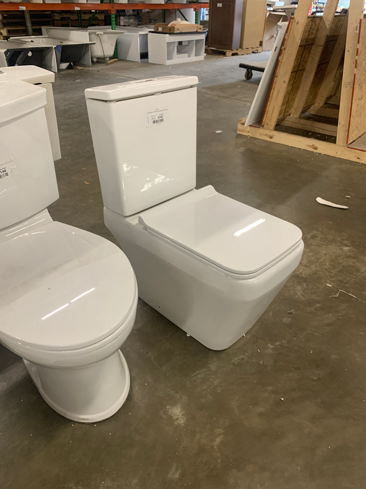 Rivoli Two-Piece 1.6 GPF Dual Flush Elongated Toilet in White