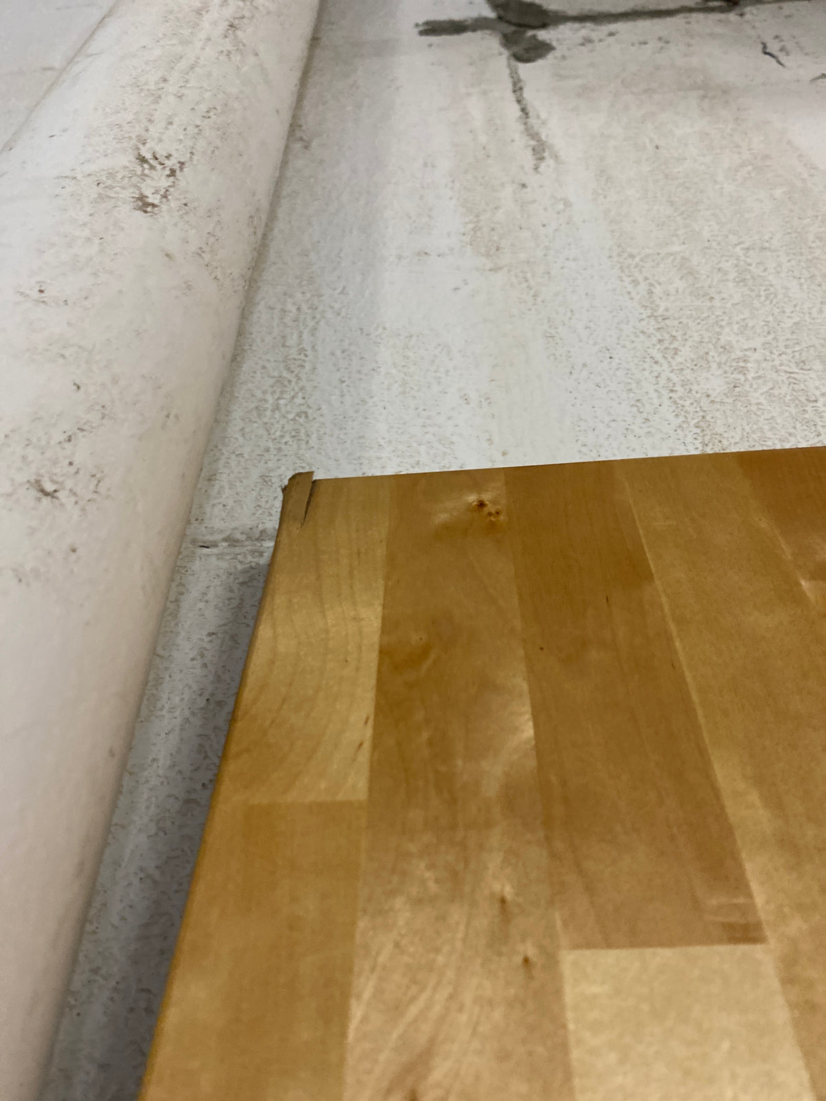 8 ft. L x 25 in. D Finished Engineered Birch Butcher Block Countertop with Standard Edge