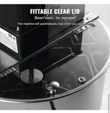Electric Honey Extractor, 4/8 Frames Stainless Steel Spinner for Beekeeping, Height Adjustable Stand