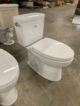 Drake 2-Piece 1.6 GPF Single Flush Elongated ADA Comfort Height Toilet in Cotton White, SoftClose Seat Included