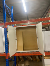 Shaker 36 in. W x 12 in. D x 42 in. H Assembled Wall Kitchen Cabinet in Satin White