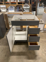 Thornbriar 30 in. W x 22 in. D x 34 in. H Bath Vanity Cabinet without Top in Cement