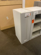Milton 9 in. W x 14 in. D x 30 in. H Assembled Shaker Wall Kitchen Cabinet in Light Gray