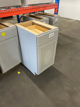 Westfield Dusk Gray Shaker Stock Kitchen Cabinet (18 in. W x 23.75 in. D x 35 in.)