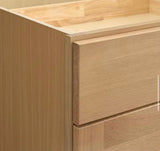 Avondale 30 in. W x 24 in. D x 34.5 in. H Ready to Assemble Plywood Shaker Drawer Base Kitchen Cabinet in White Oak