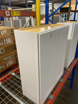 Shaker 33 in. W x 12 in. D x 30 in. H Assembled Wall Kitchen Cabinet in Satin White