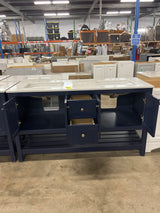 Newport Legacy Vanity 60"x22"x34" in Blue
