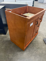 Naples 30 in. W x 21.63 in. D x 34 in. H Bath Vanity Cabinet without Top in Warm Cinnamon