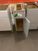 Westfield Dusk Gray Shaker Stock Assembled Base Kitchen Cabinet (12 in. W x 23.75 in. D x 35 in. H)