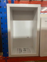 Courtland Polar White Finish Laminate Shaker Stock Assembled Wall Flexible Kitchen Cabinet 30 in. x 18 in. x 12 in.