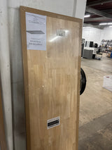 6 ft. L x 25 in. D Unfinished Hevea Solid Wood Butcher Block Countertop With Square Edge