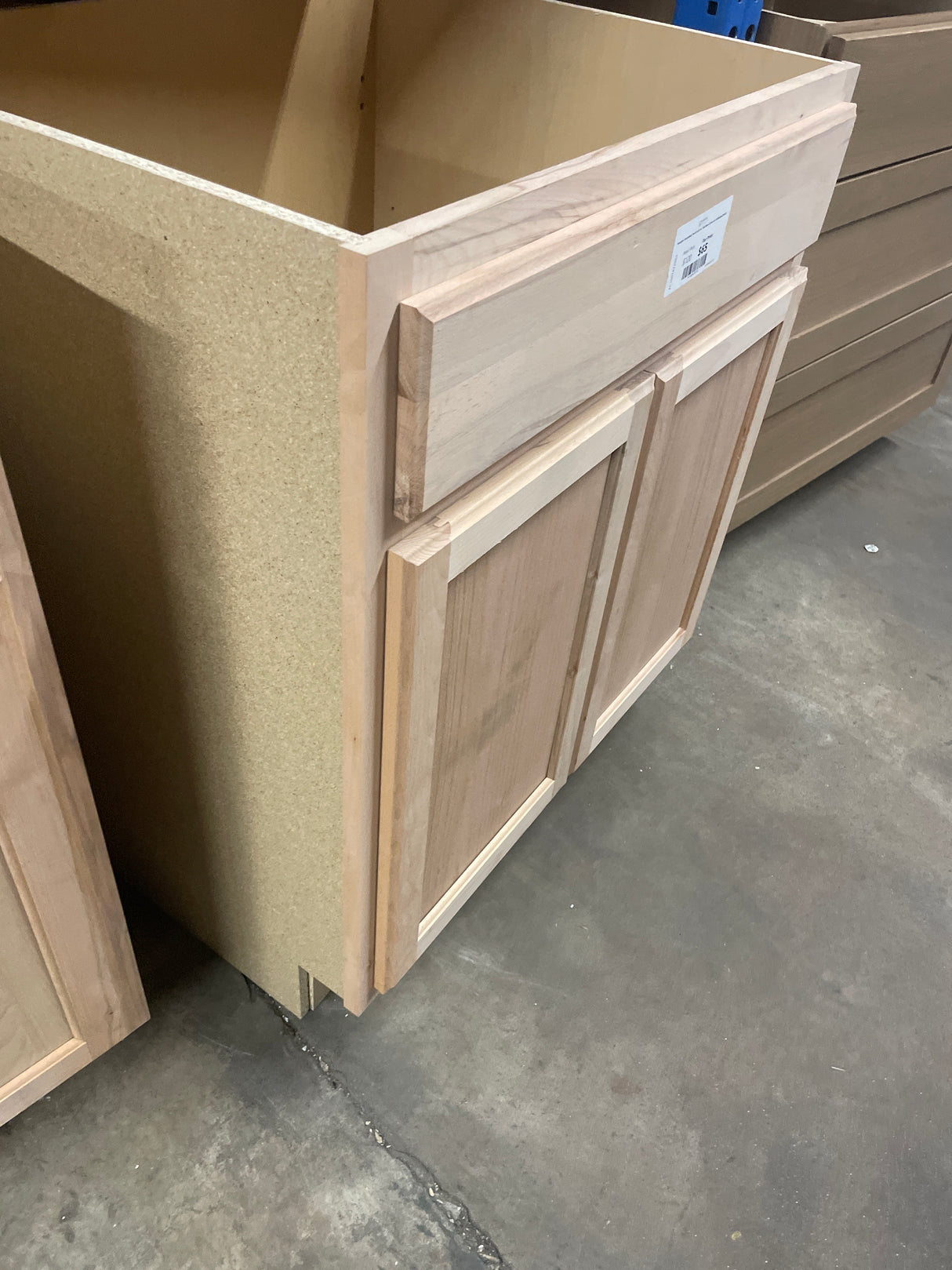 Hampton Assembled 30x34.5x24 in. Sink Base Cabinet in Unfinished Beech