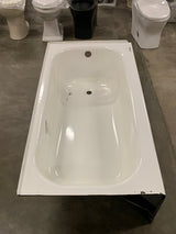 Maui 60 in. x 30 in. Soaking Bathtub with Right Drain in White