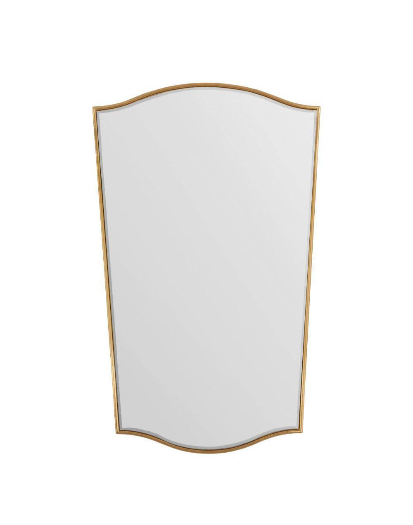 Sedelle Gold 22 in. W x 36 in. H Irregular Wood Framed Mirror