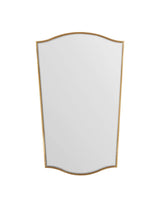Sedelle Gold 22 in. W x 36 in. H Irregular Wood Framed Mirror