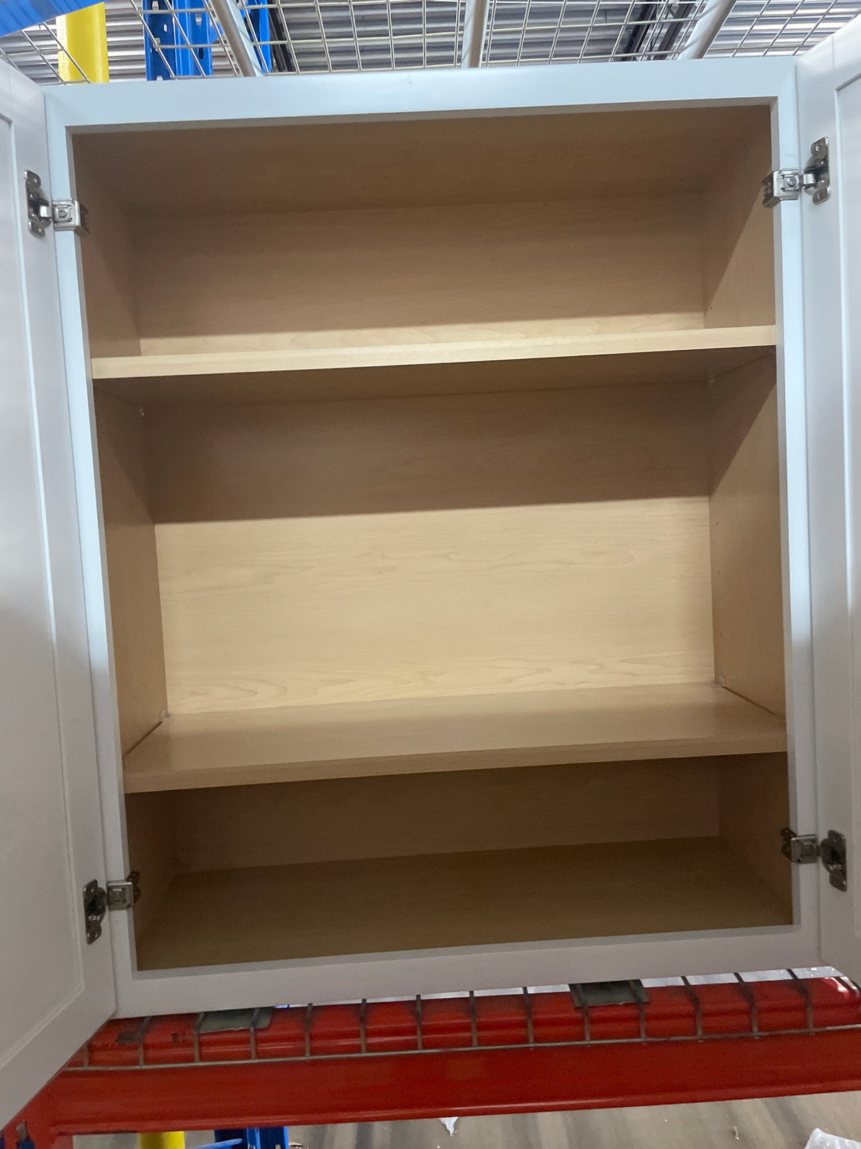 Courtland Polar White Finish Laminate Shaker Stock Assembled Wall Kitchen Cabinet 30 in. x 36 in. x 12 in.