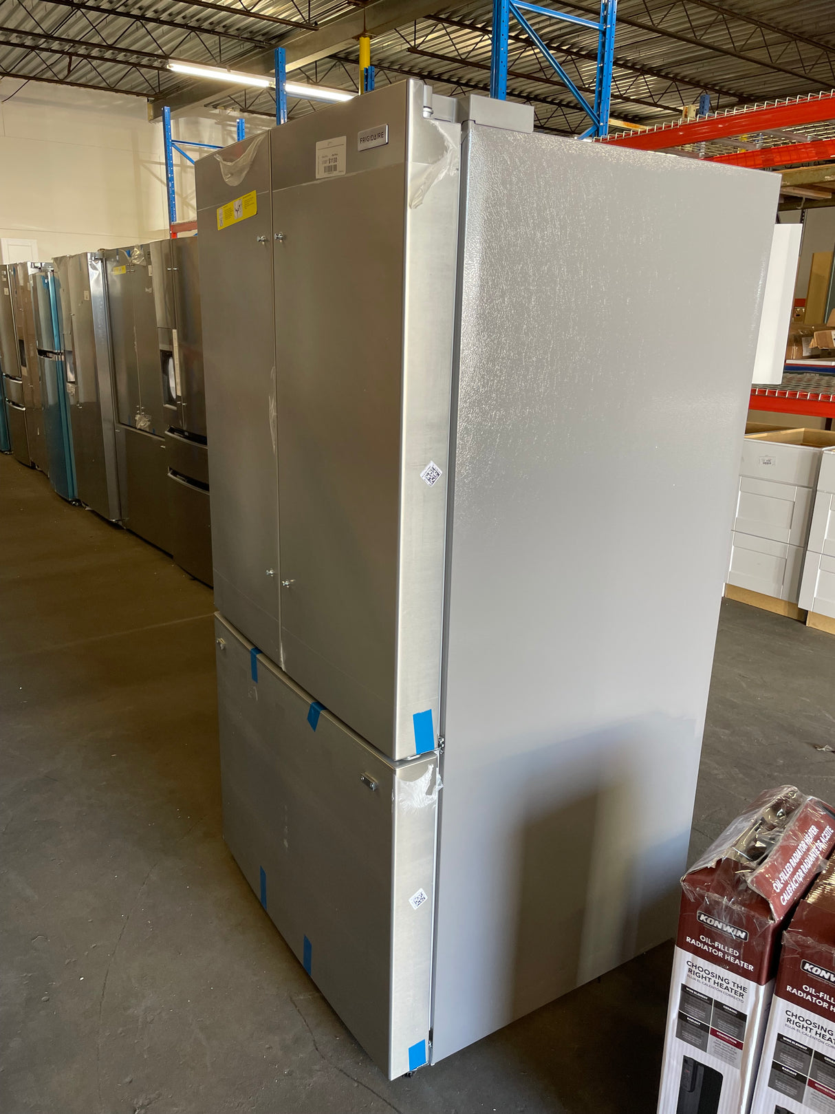 36 in 29 cu. ft. Standard Depth French Door Refrigerator in Smudge-Proof Stainless Steel with Internal Water Dispenser