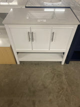 Everett Vanity 36''x19''x34" White