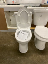 Drake 2-Piece 1.6 GPF Single Flush Elongated ADA Comfort Height Toilet in Cotton White, SoftClose Seat Included