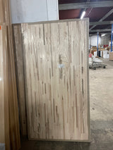 6 ft. L x 39 in. D Unfinished Maple Solid Wood Butcher Block Island Countertop With Square Edge