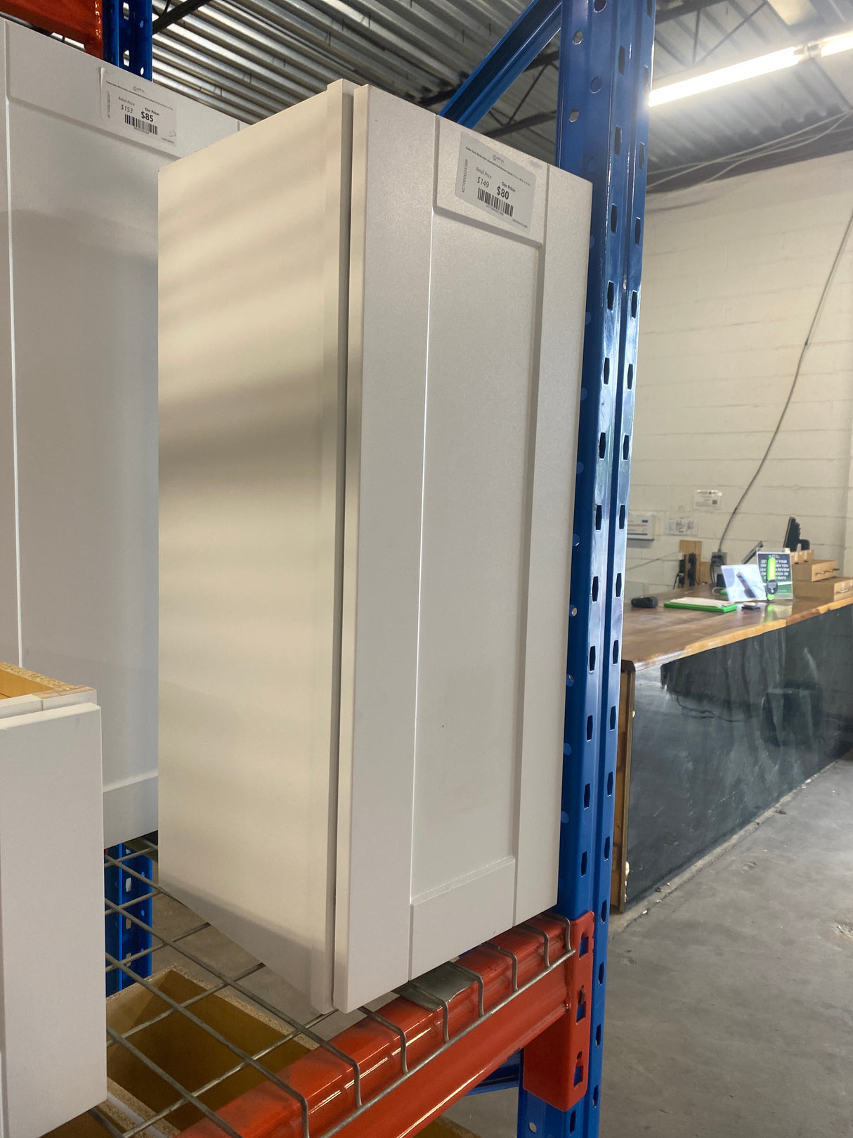 Satin White Stock Assembled Wall m Cabinet (12 in. x 30 in. x 12 in.)