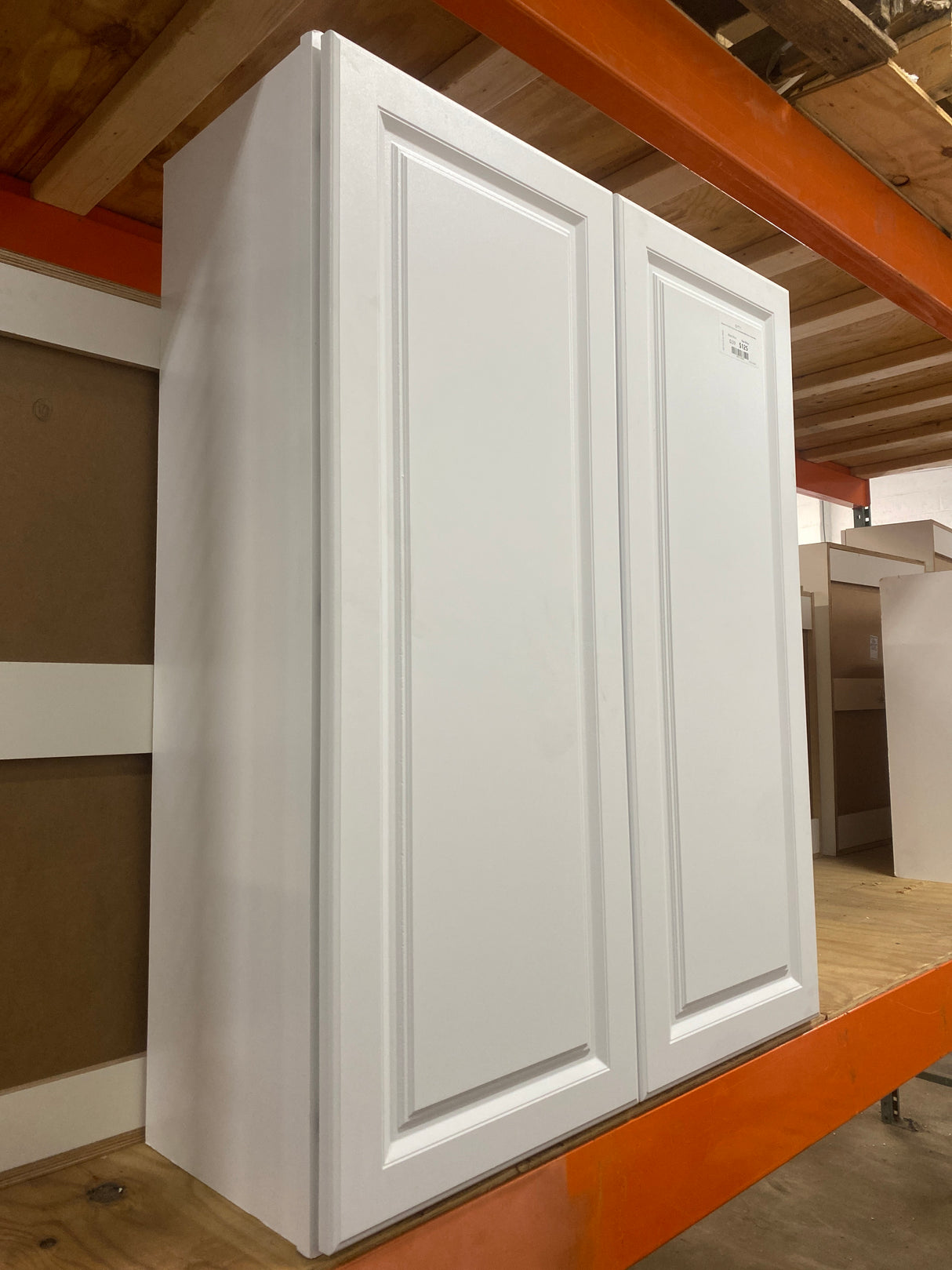 Hampton 33 in. W x 12 in. D x 42 in. H Assembled Wall Cabinet in Satin White