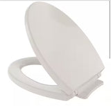 SoftClose Elongated Closed Front Toilet Seat in Sedona Beige