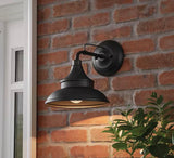 11 in. Black Barn Outdoor Wall Light Sconce