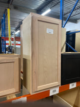 Recessed Panel 18 in. W x 12 in. D x 36 in. H Assembled Wall Cabinet in Unfinished