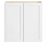 Avondale 33 in. W x 12 in. D x 36 in. H Ready to Assemble Plywood Shaker Wall Kitchen Cabinet in Alpine White