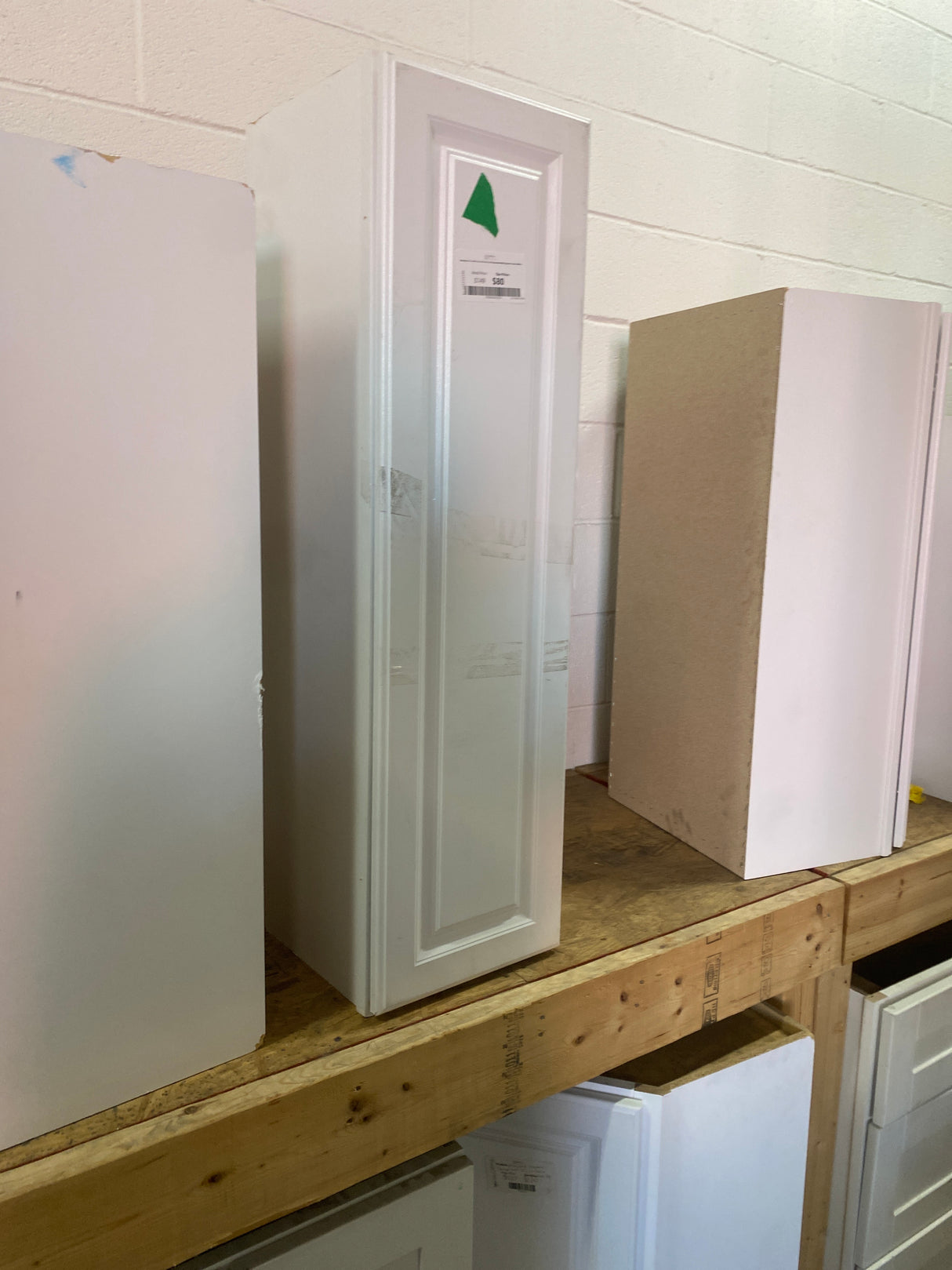 Hampton 12 in. W x 12 in. D x 42 in. H Assembled Wall Cabinet in Satin White