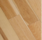 Natural Hickory 3/8 in. T x 5 in. W Wire Brushed Engineered Hardwood Flooring (19.7 sqft/case)