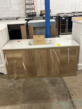 Sterling Collection Vanity 2dr 6dw 48''W x 22''D x 33.5''H in Natural Oak
