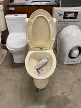 Sublime 1-Piece 0.8/1.28 GPF Dual Flush Elongated Toilet in Bisque with Seat Included