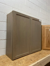 Sinclair 36 in. W x 12 in. D x 36 in. H Assembled Wall Cabinet in Shaker Light Oak