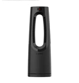 Bladeless 1500W 28 in. Black Electric Oscillating Tower Ceramic Space Heater with Remote Control and Digital Display