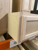 Hampton 30 in. W x 12 in. D x 12 in. H Assembled Wall Bridge Kitchen Cabinet in Unfinished