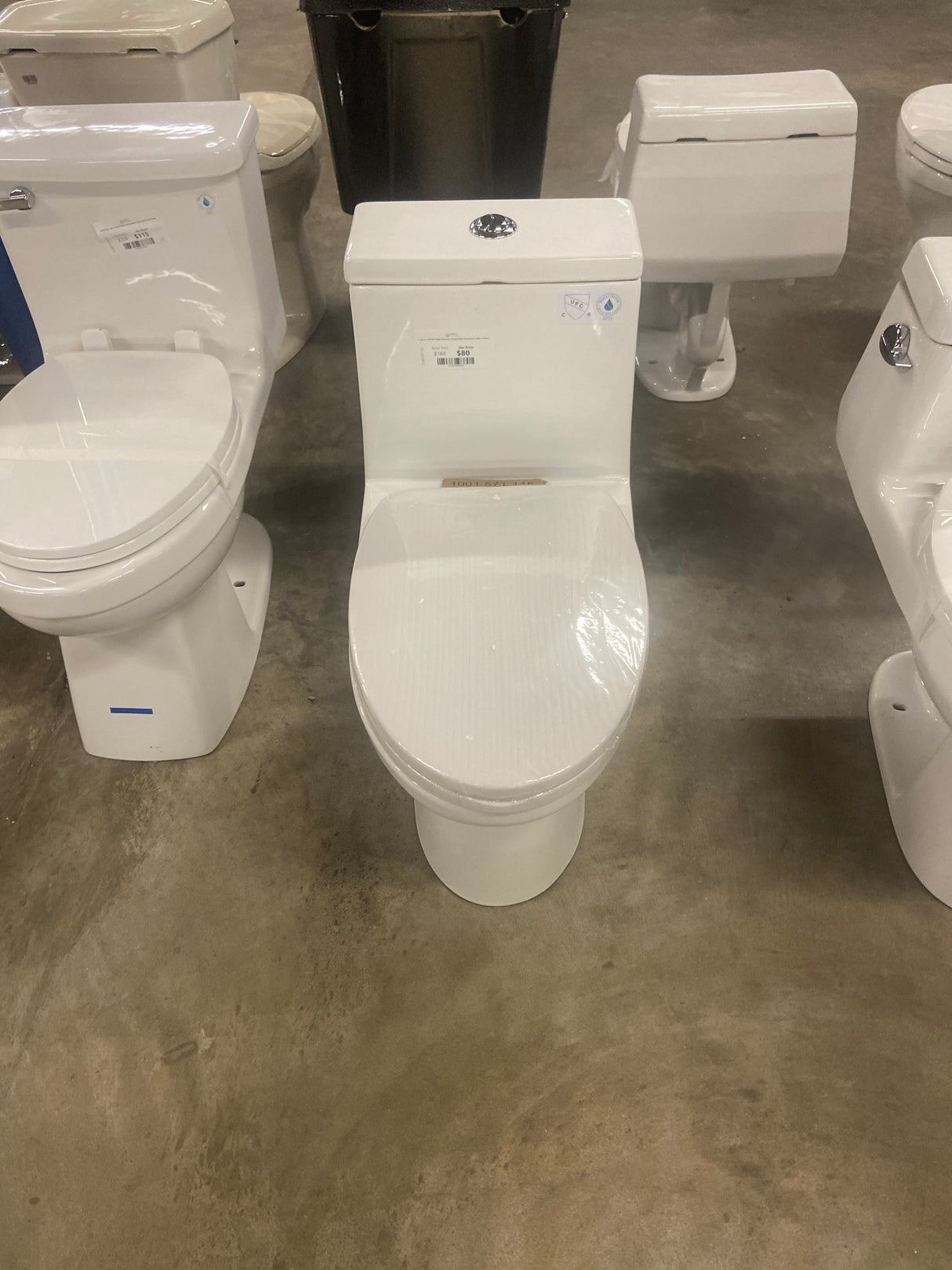 2-piece 1.28 GPF High Efficiency Single Flush Elongated Toilet in Bone